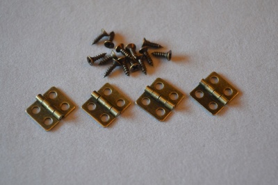 Box Hinges Antique Bronze (4 pack)